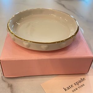 KATE SPADE Heart To Heart Lenox Jewelry Dish